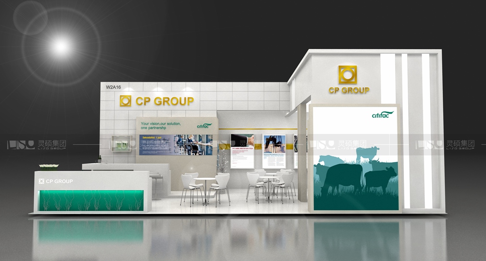 正大-醫(yī)療展展臺設計案例