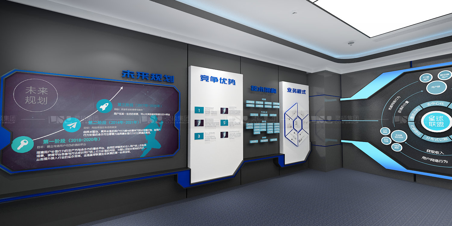2345集團企業(yè)展廳設計案例
