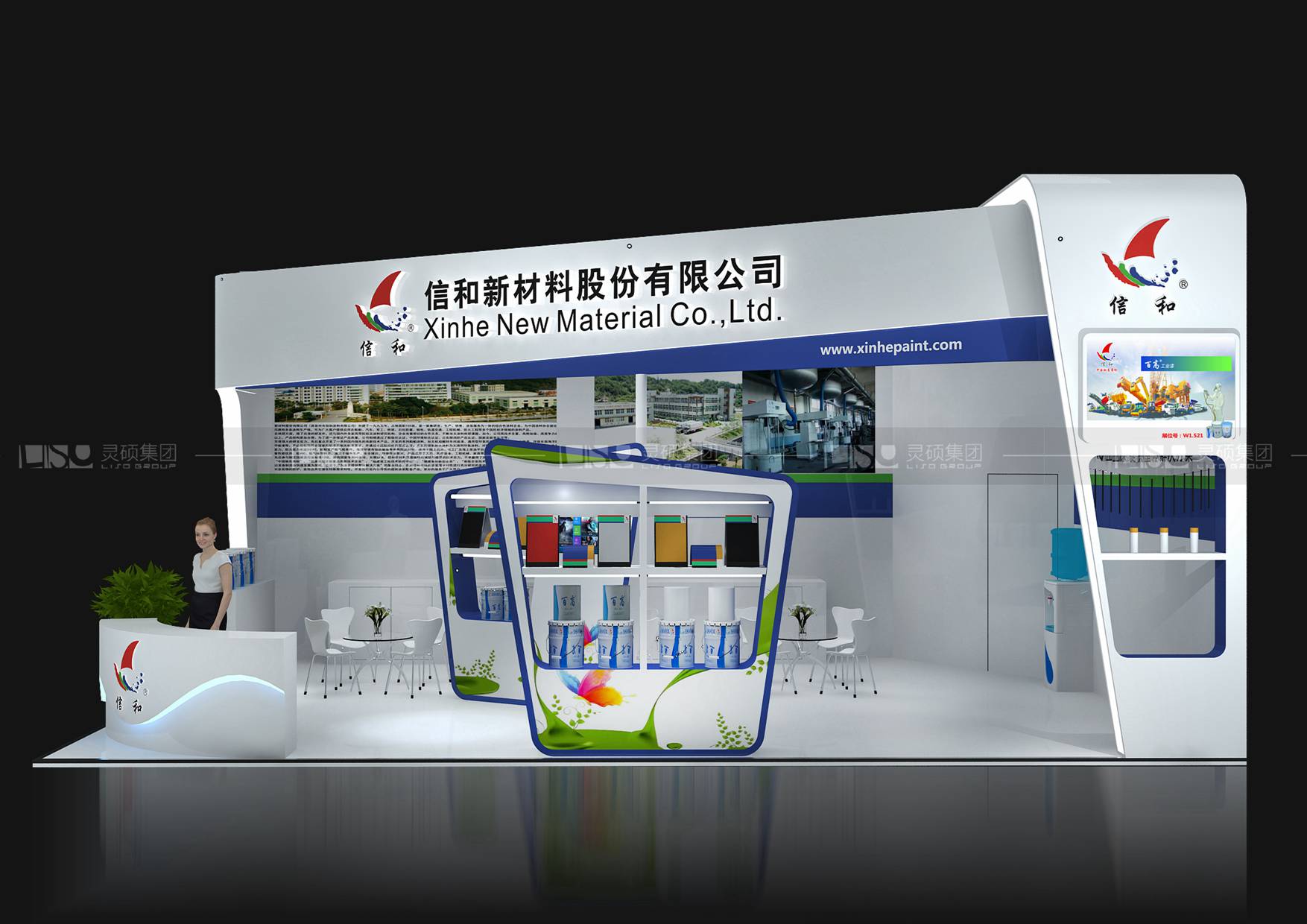 信和-寶馬展展臺(tái)設(shè)計(jì)案例