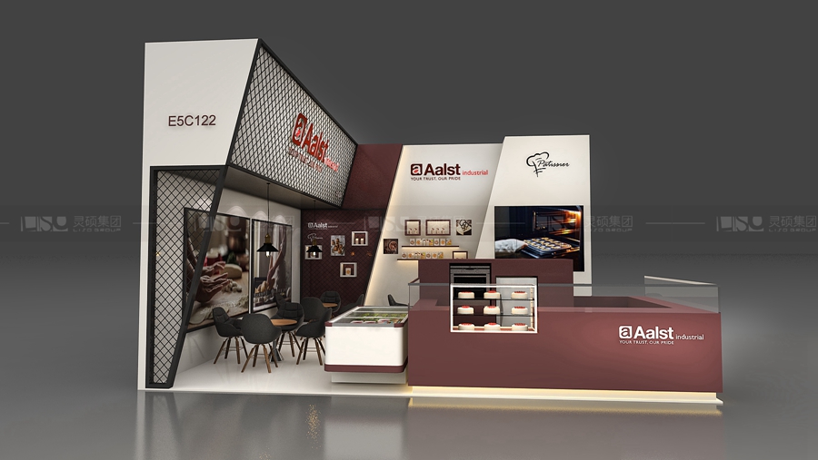 奧世-焙烤展展臺設(shè)計案例