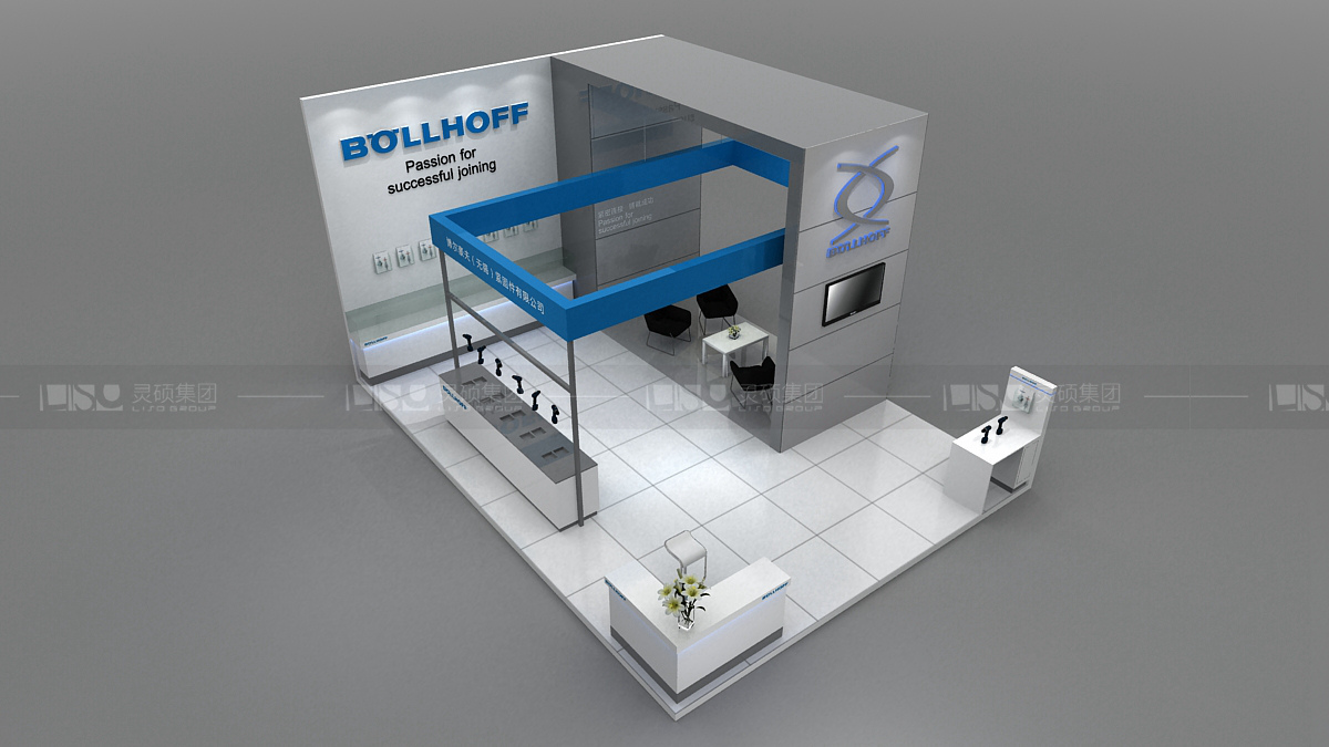 博爾豪夫-電梯展展臺設(shè)計(jì)案例