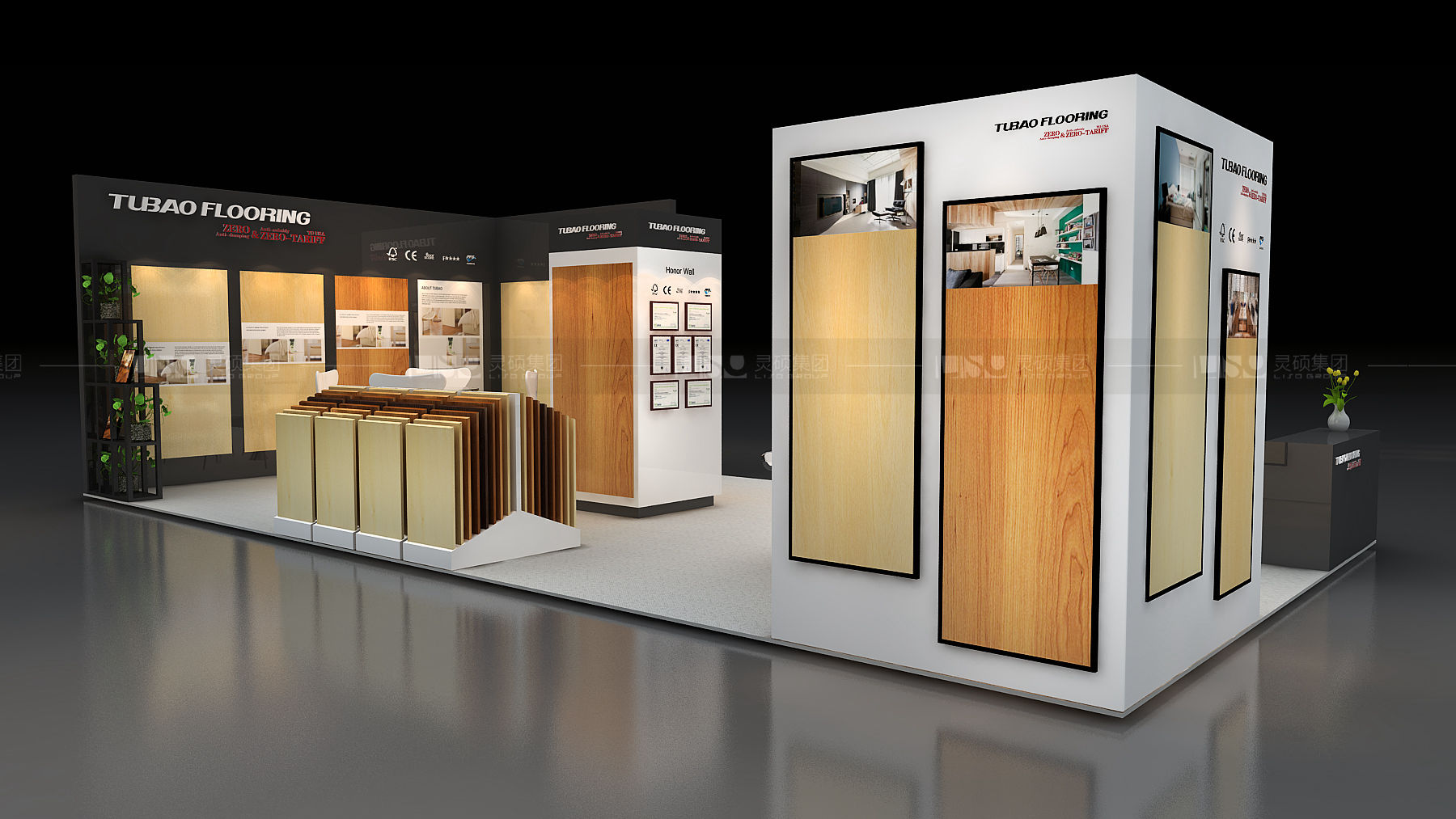 國外展臺設(shè)計搭建-兔寶寶