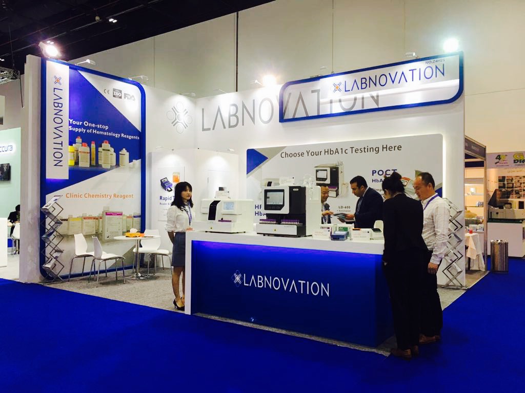 國(guó)外展臺(tái)設(shè)計(jì)搭建-藍(lán)韻醫(yī)療