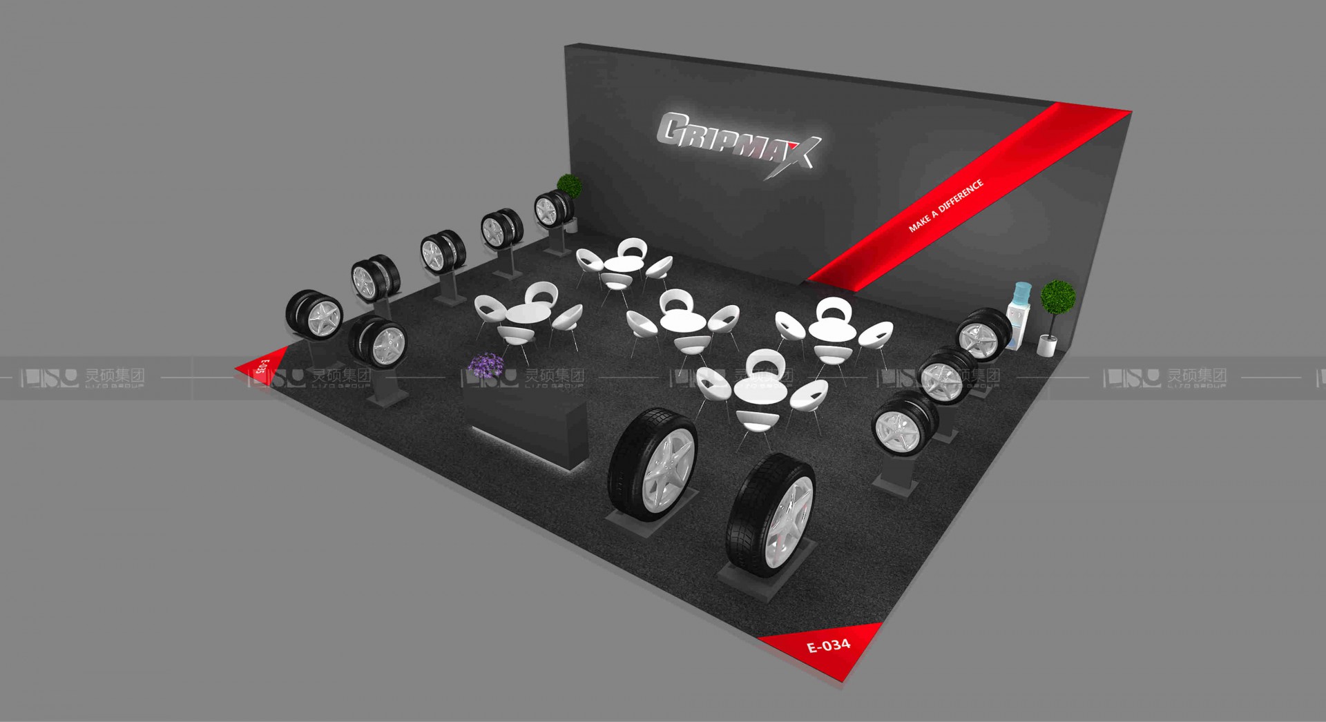 國(guó)外展臺(tái)設(shè)計(jì)搭建-格力普