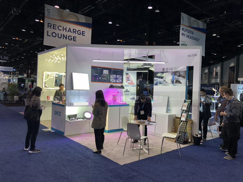 國外展臺設(shè)計搭建-LENCE燈具
