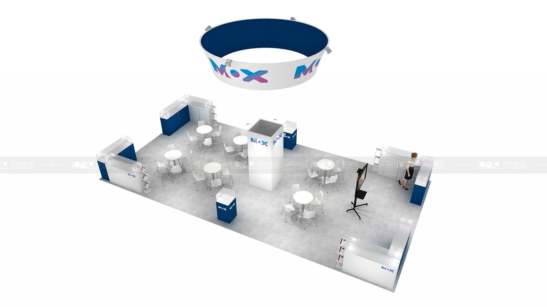 國外展臺設(shè)計搭建-綠新豐