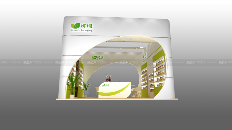 純綠-酒店用品展臺(tái)設(shè)計(jì)案例