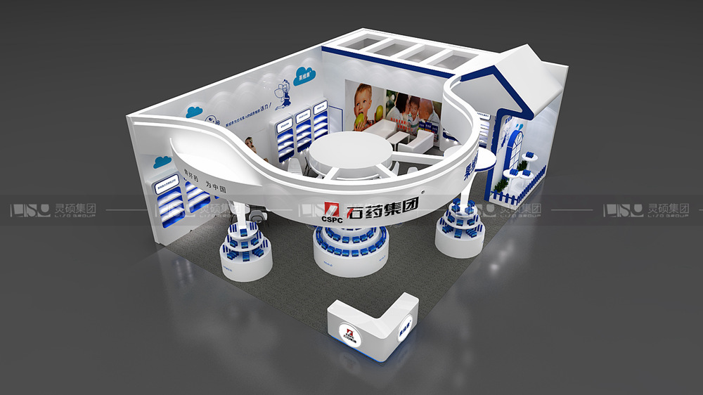 果維康-孕嬰童展臺(tái)設(shè)計(jì)案例