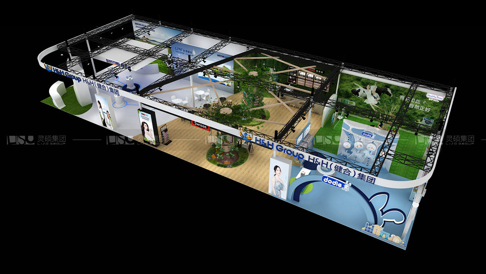 合生元-孕嬰童展臺設(shè)計案例