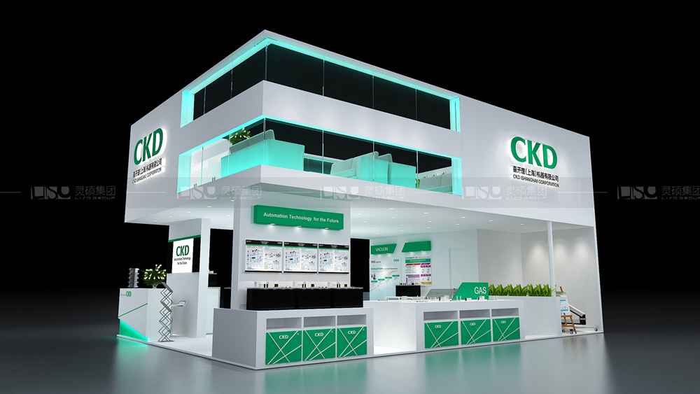 喜開理-慕里黑電子展臺(tái)設(shè)計(jì)