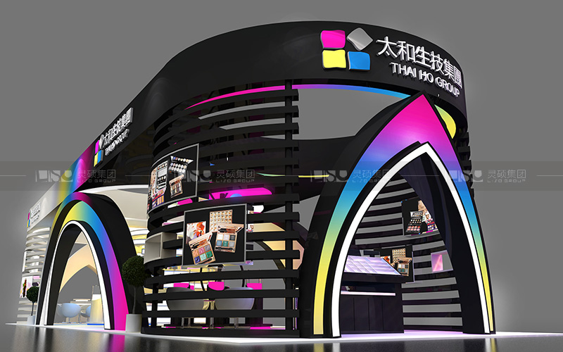 太和生技-美容展展臺設(shè)計搭建