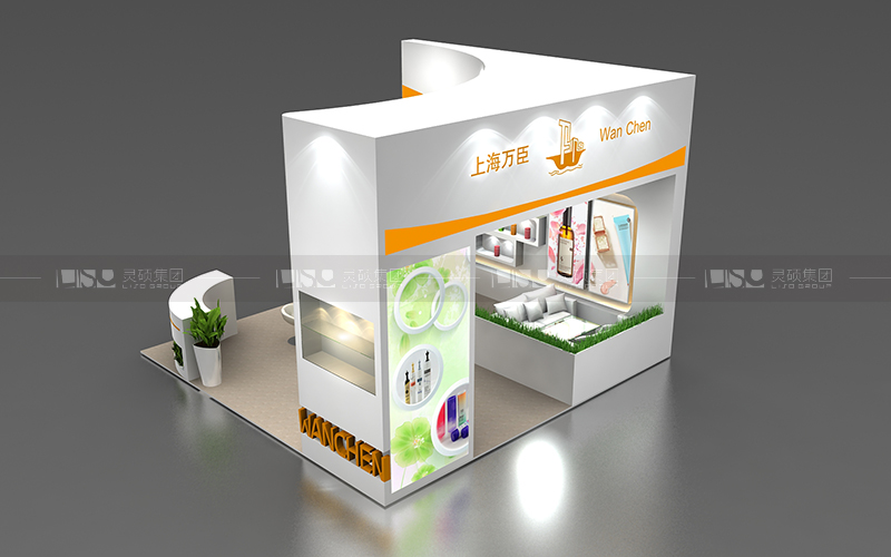 萬臣-美容展臺設(shè)計(jì)搭建案例