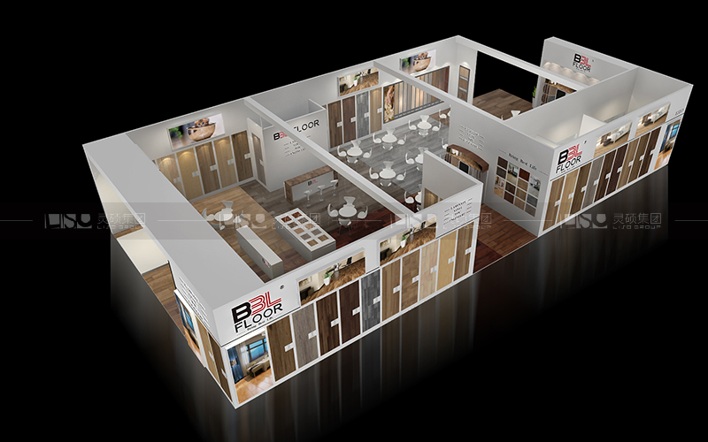 貝爾地板-地材展臺設(shè)計(jì)搭建案例