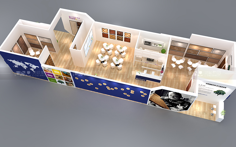融匯地板-展臺設(shè)計案例
