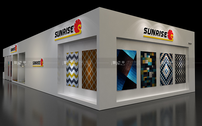 鴻旭-地材展臺設計搭建案例