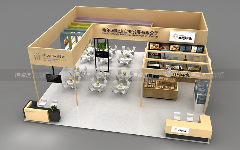 順達(dá)-焙烤展臺設(shè)計搭建案例