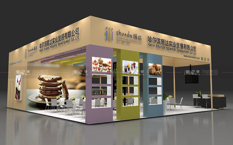 順達(dá)-焙烤展臺設(shè)計搭建案例