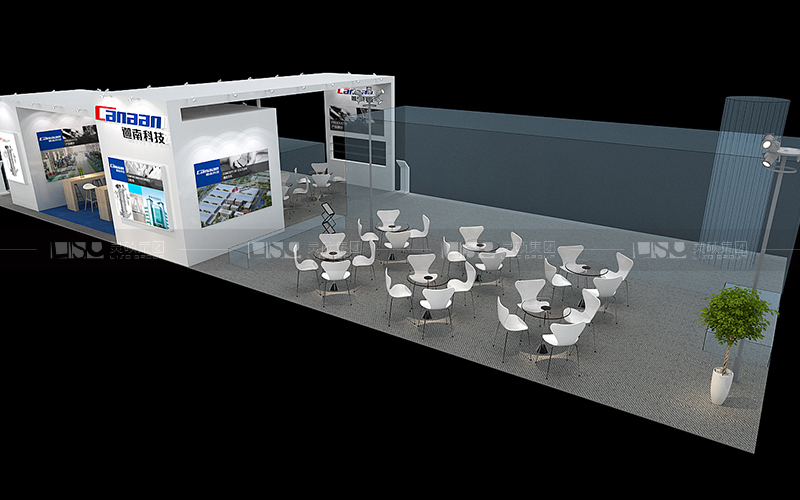 迦南-食品添加劑展臺設(shè)計搭建案例