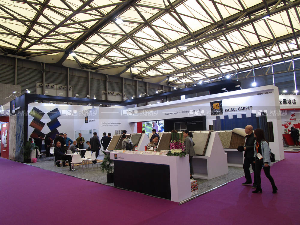 凱瑞-地材展臺設(shè)計搭建案例