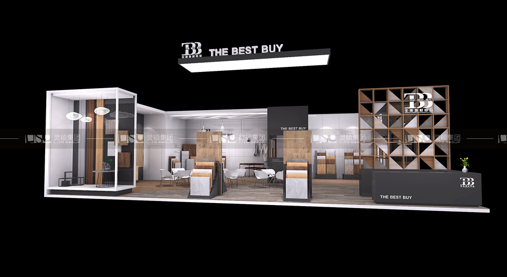 兔寶寶-地材展臺設計搭建案例