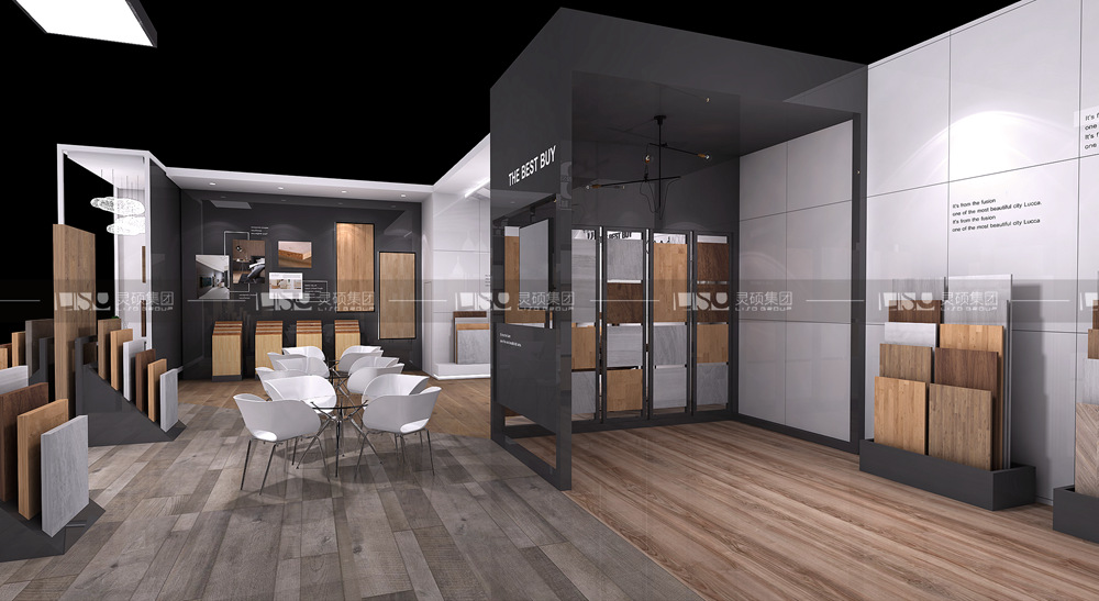 兔寶寶-地材展臺設計搭建案例