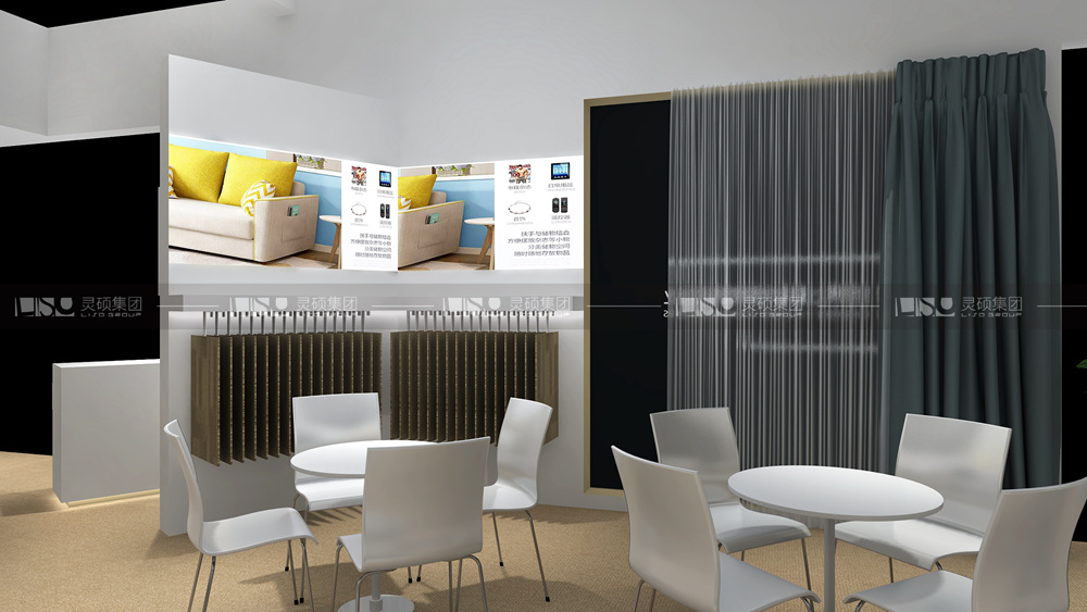 嘉嘉-紡織面輔料展臺設(shè)計(jì)搭建案例