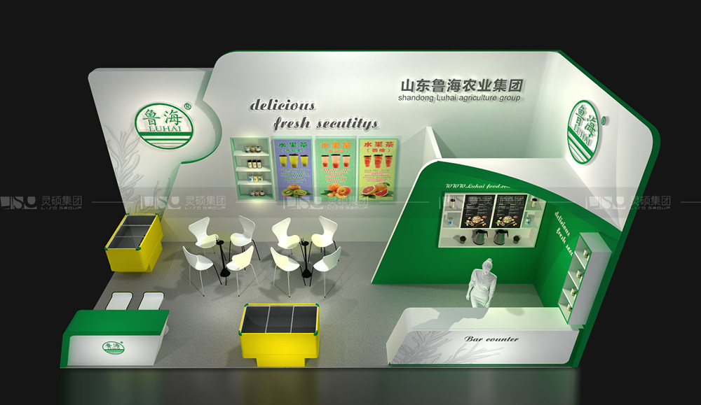 魯海-酒店用品展臺設(shè)計搭建案例