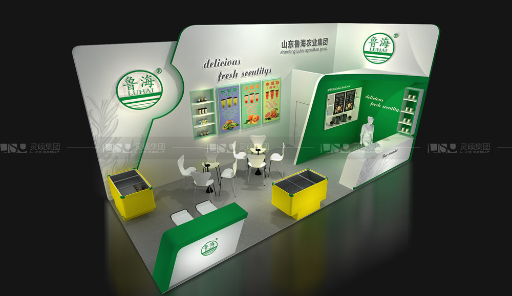 魯海-酒店用品展臺設(shè)計搭建案例