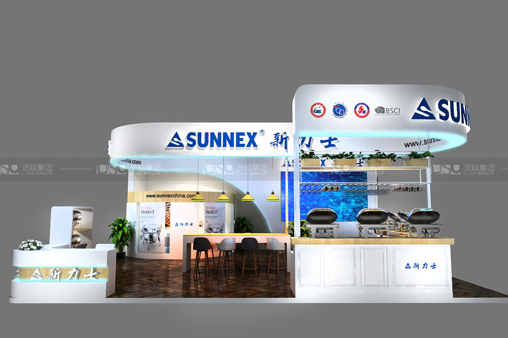 日升-酒店用品展臺(tái)設(shè)計(jì)搭建案例