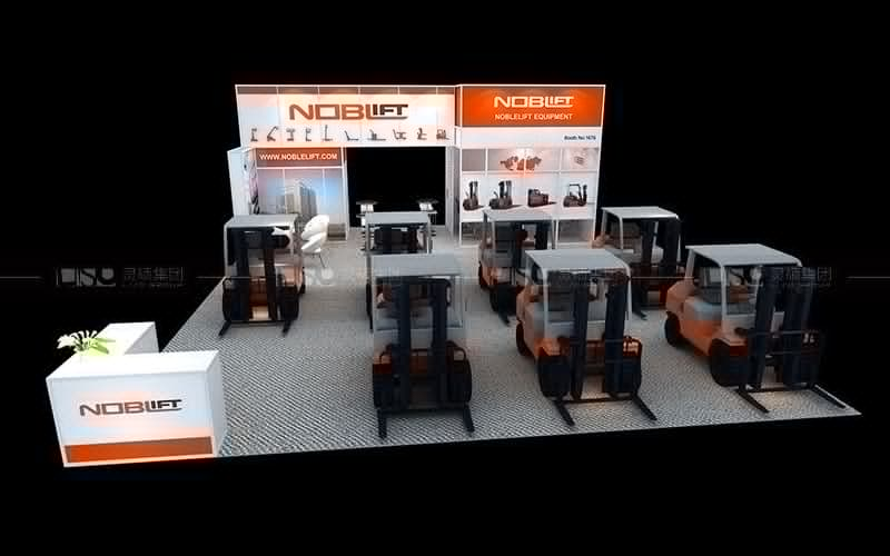 諾力-美國物料搬運(yùn)和物流展覽會(huì)展臺(tái)設(shè)計(jì)案例