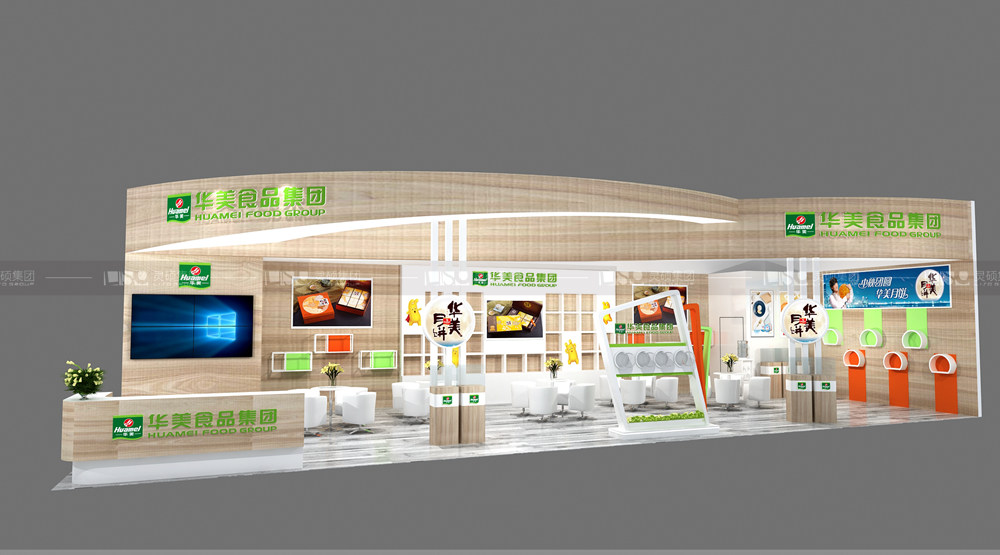 華美-焙烤展展臺(tái)設(shè)計(jì)案例