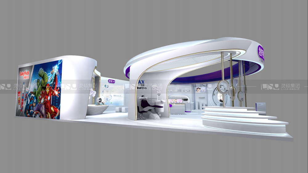 舒客-美容展展臺設(shè)計案例