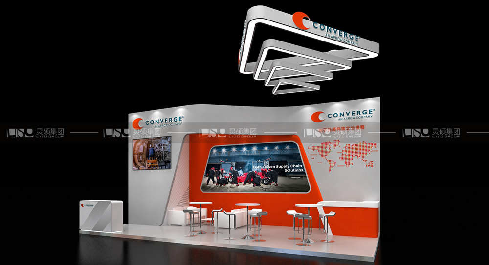 肯沃-慕里黑電子展臺設(shè)計(jì)