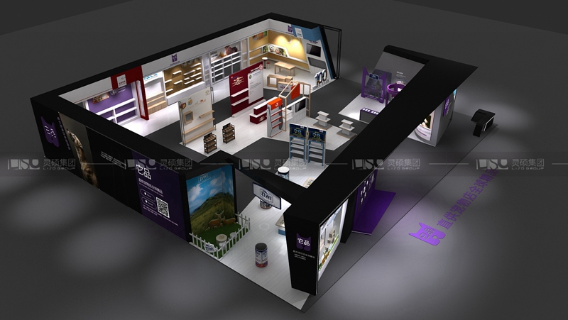 海際-寵物展展臺設(shè)計案例