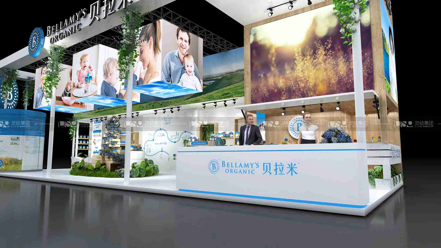 貝拉米-2019年上海展會展臺設計案例