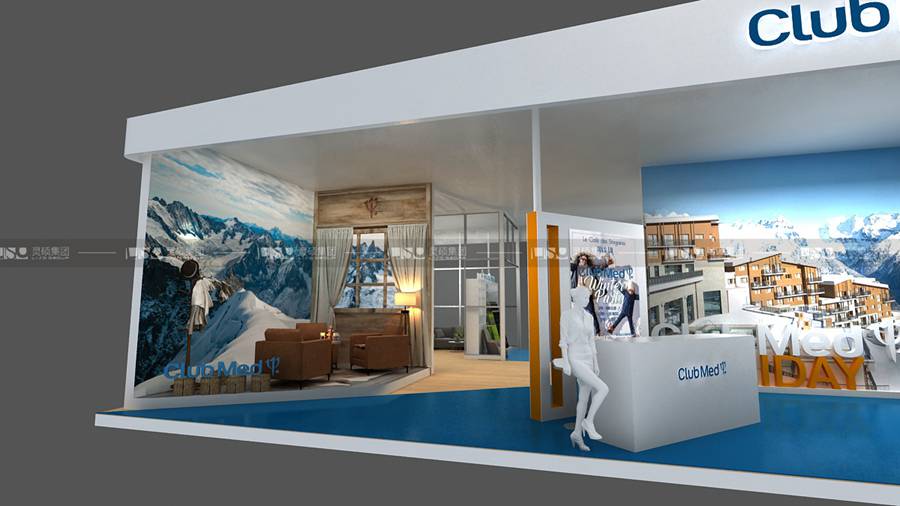 復(fù)星旅文-2019年上海展會展臺設(shè)計案例