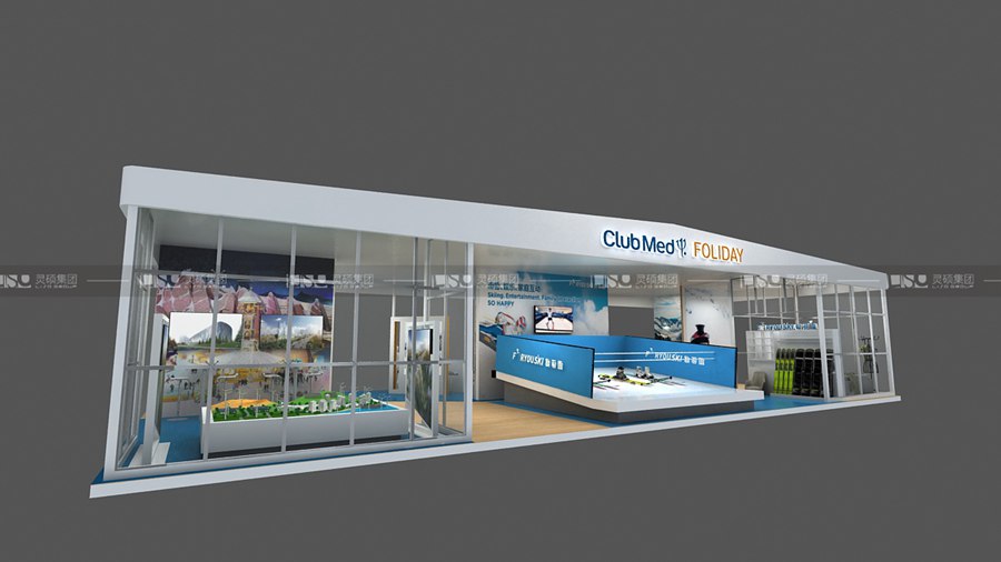 復(fù)星旅文-2019年上海展會展臺設(shè)計案例