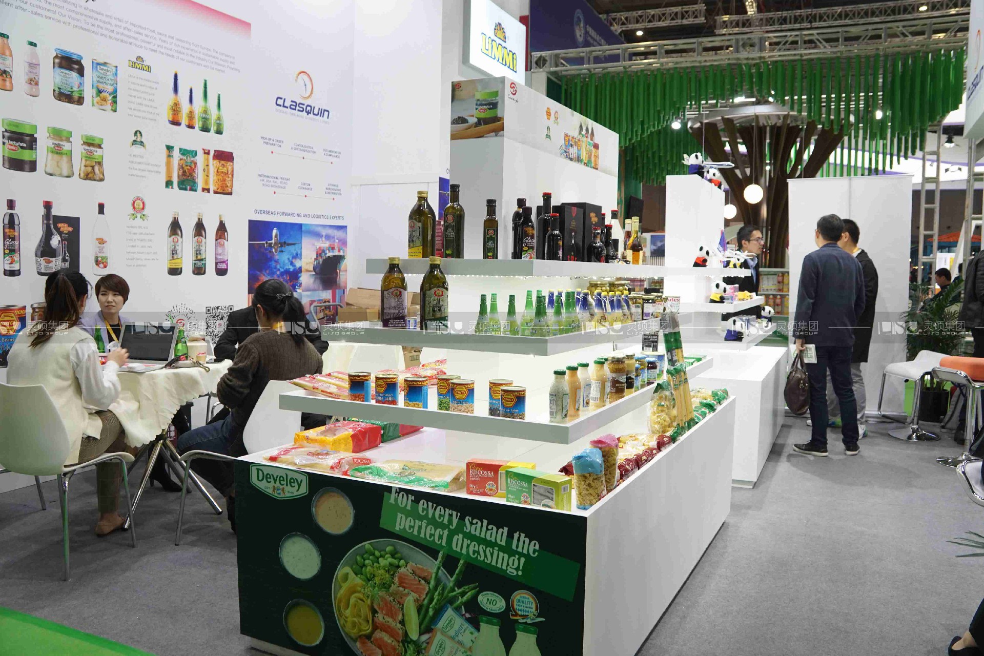 新聯(lián)紡-2019年上海展會展臺設計案例