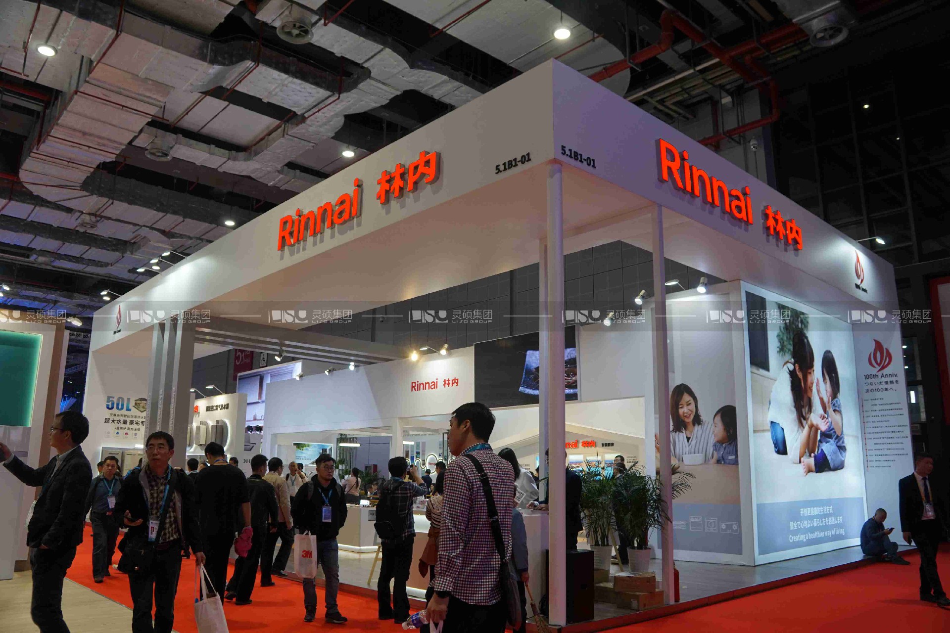 林內(nèi)-2019年上海展會展臺設(shè)計案例