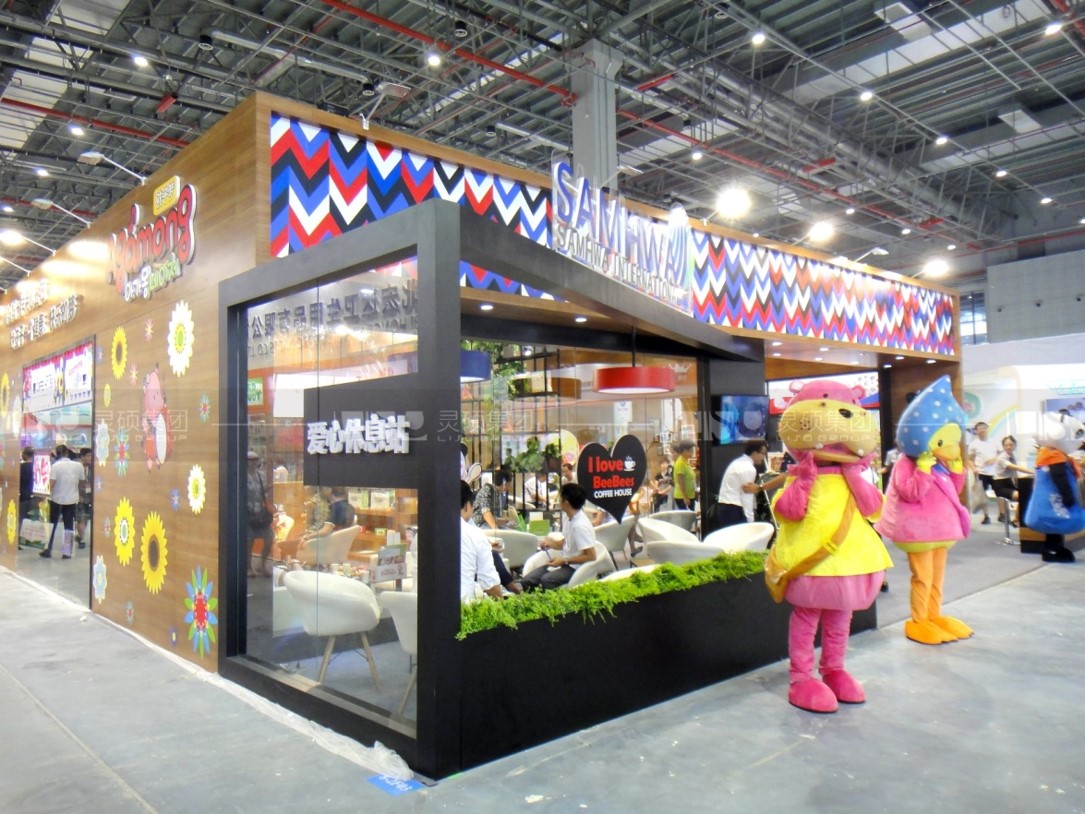 金貝柔—孕嬰童展臺設(shè)計(jì)搭建案例