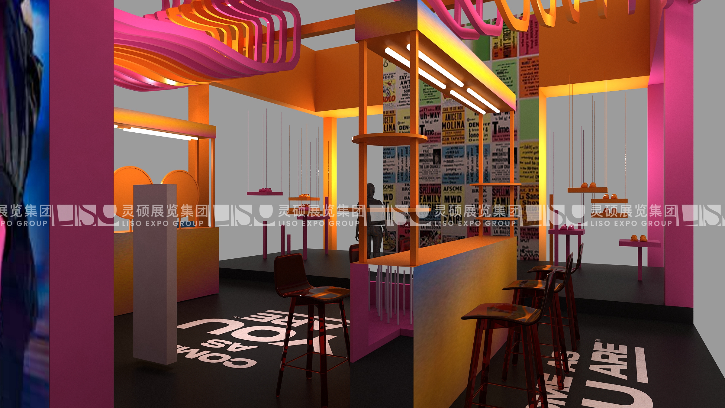 卡駱馳crocs-上海展會展臺設(shè)計搭建案例