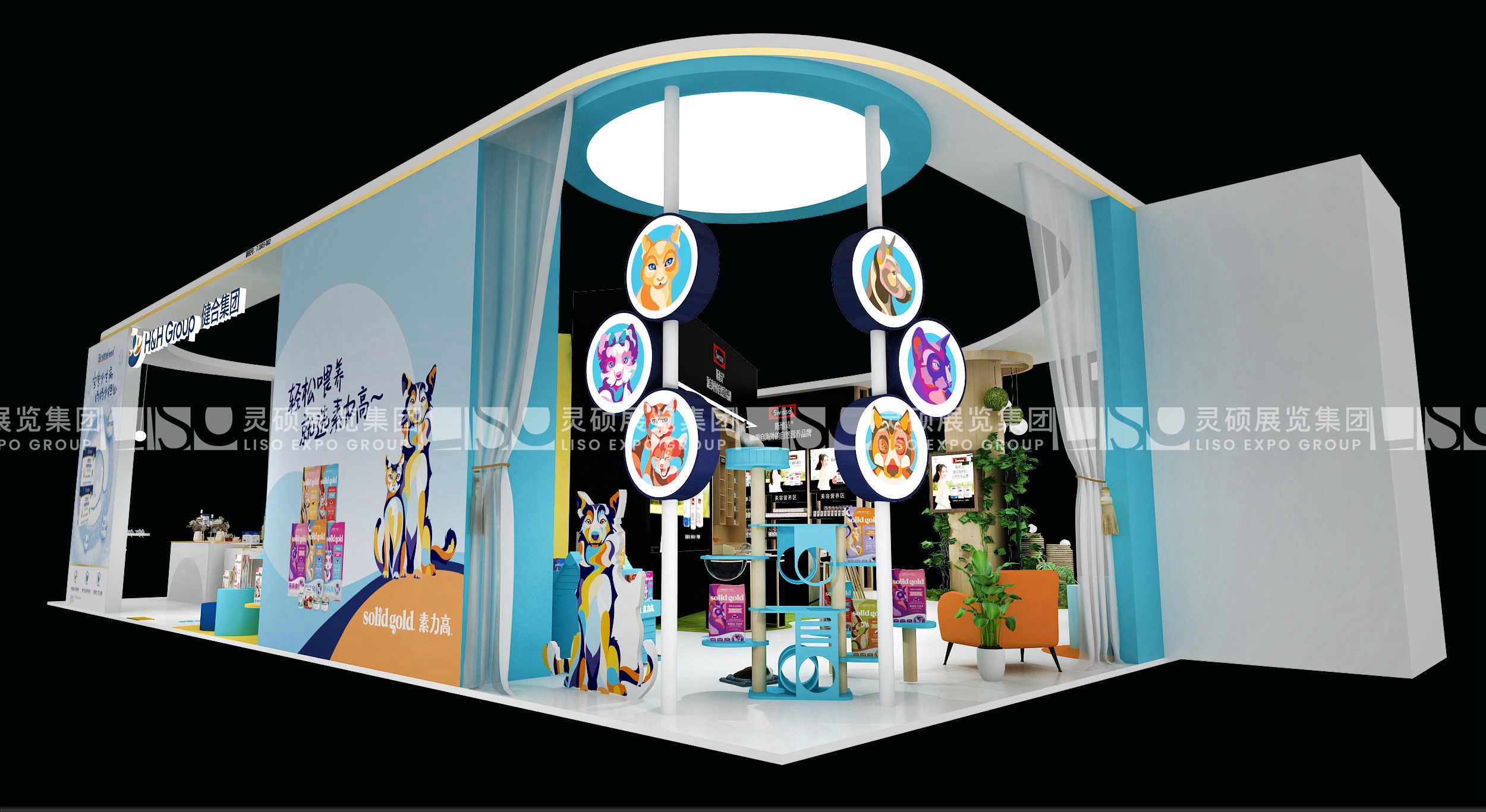 上海展臺設(shè)計(jì)搭建案例（Swisse）