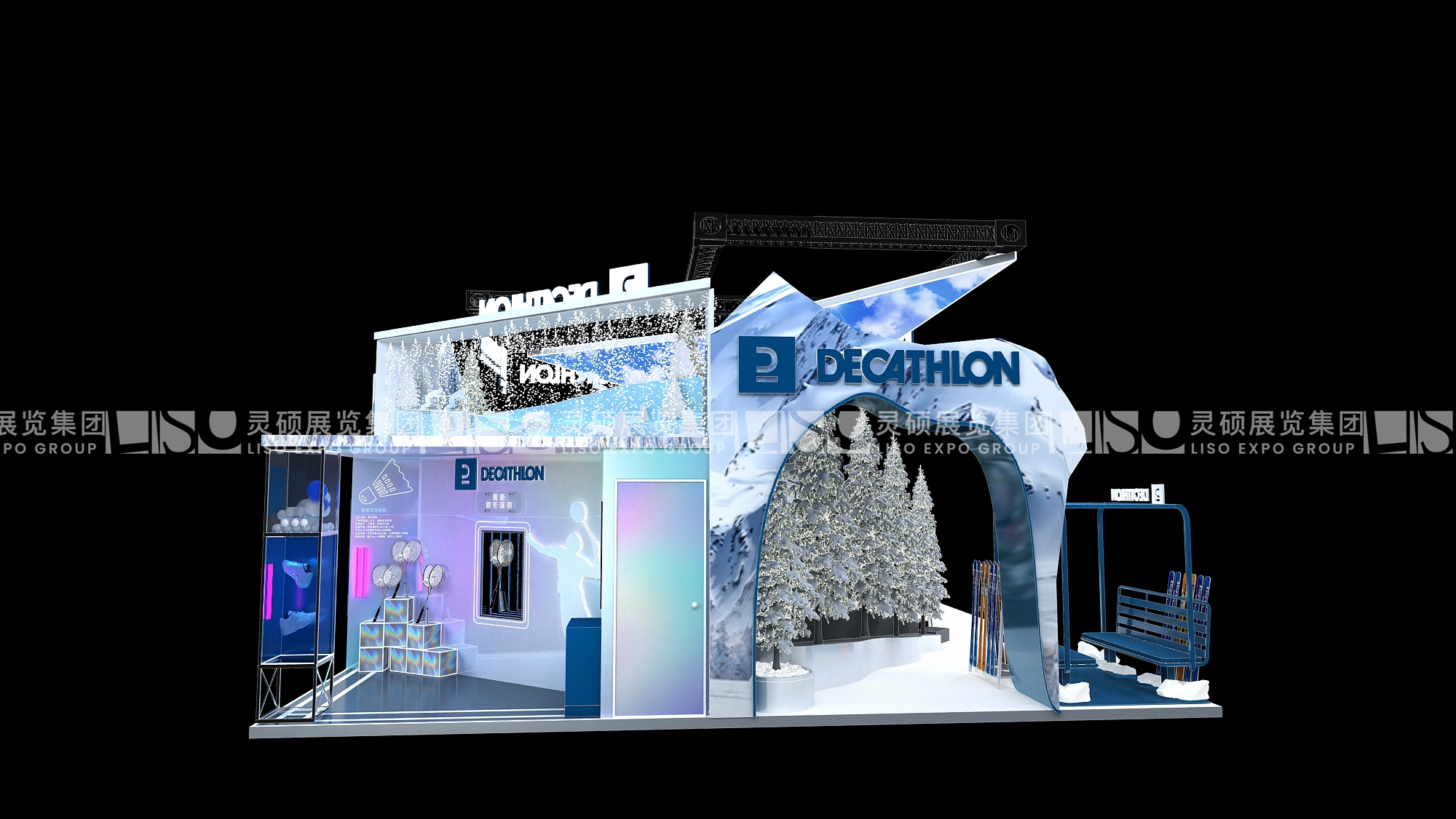 迪卡儂-上海展會展臺設(shè)計案例