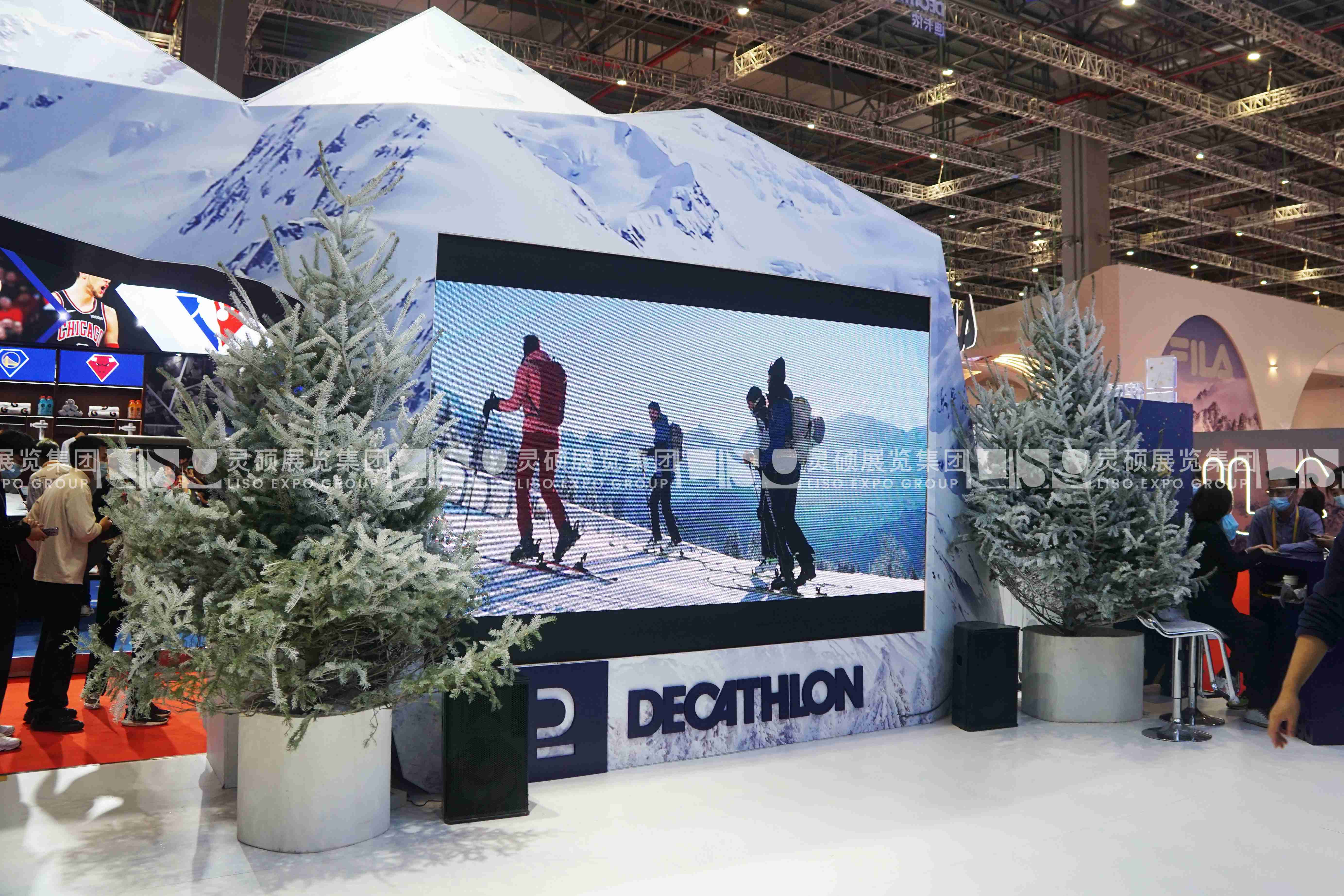 迪卡儂-上海展會展臺設(shè)計案例