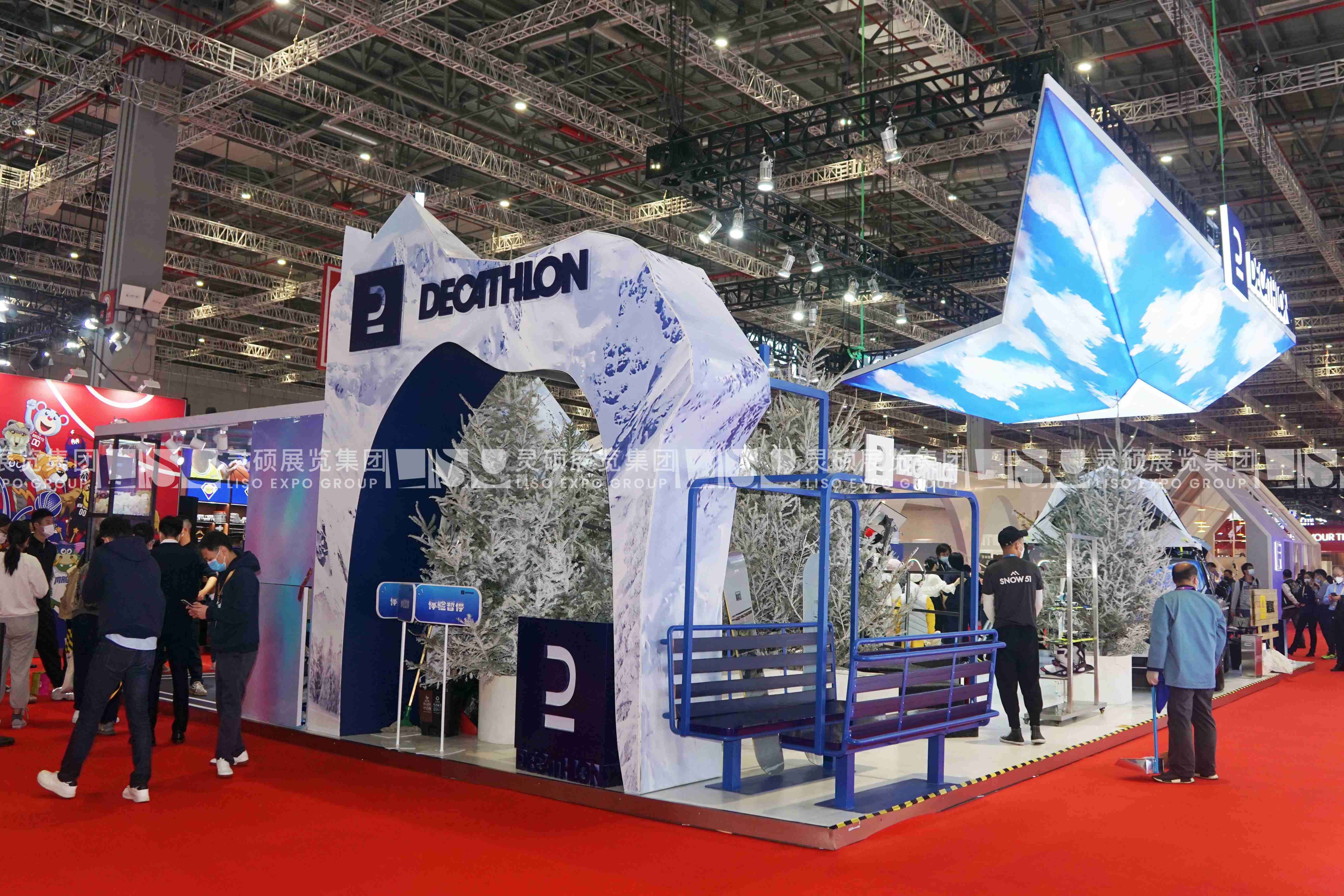 迪卡儂-上海展會展臺設(shè)計案例