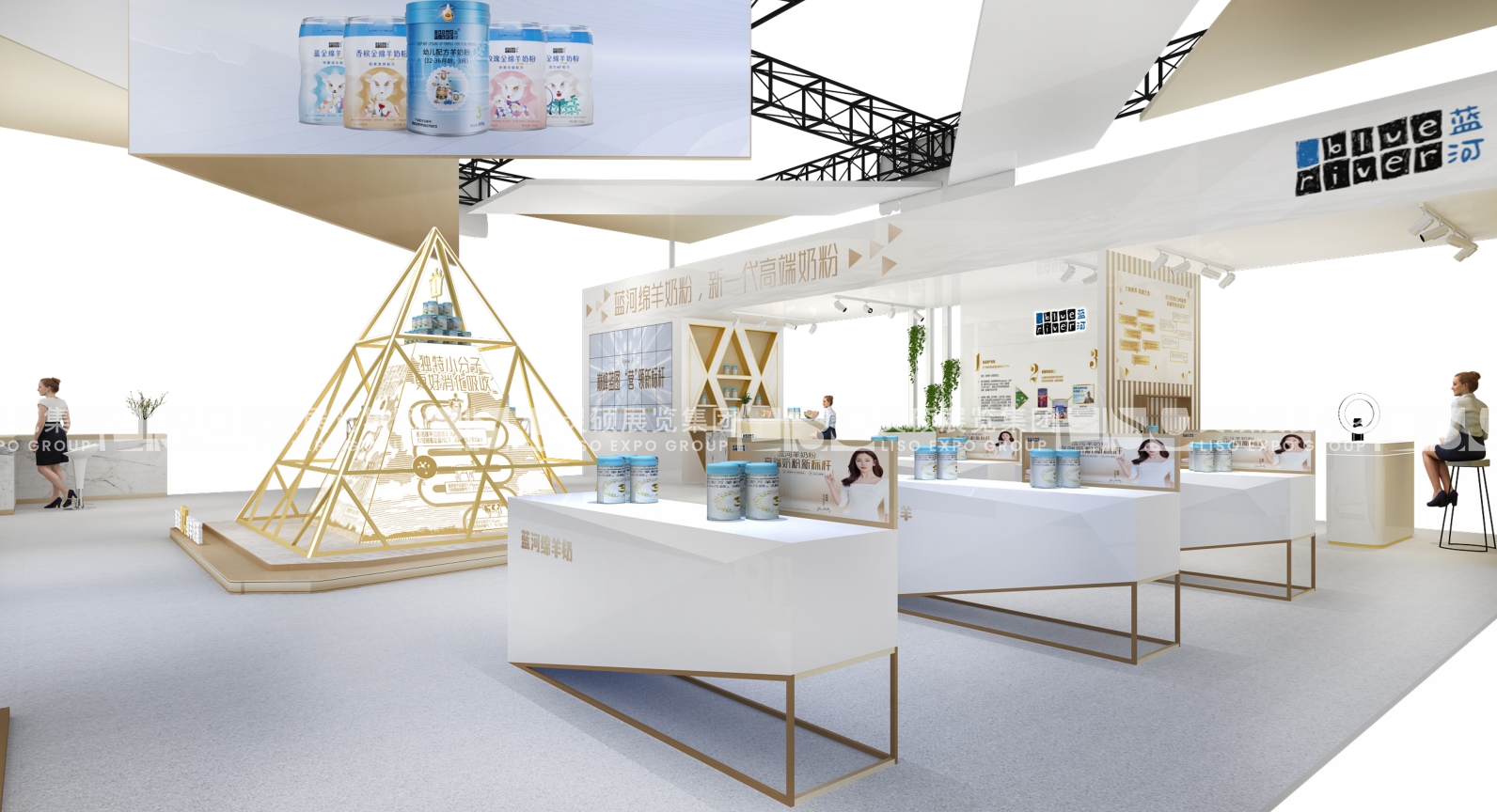 藍河-上海展會展臺設(shè)計搭建案例