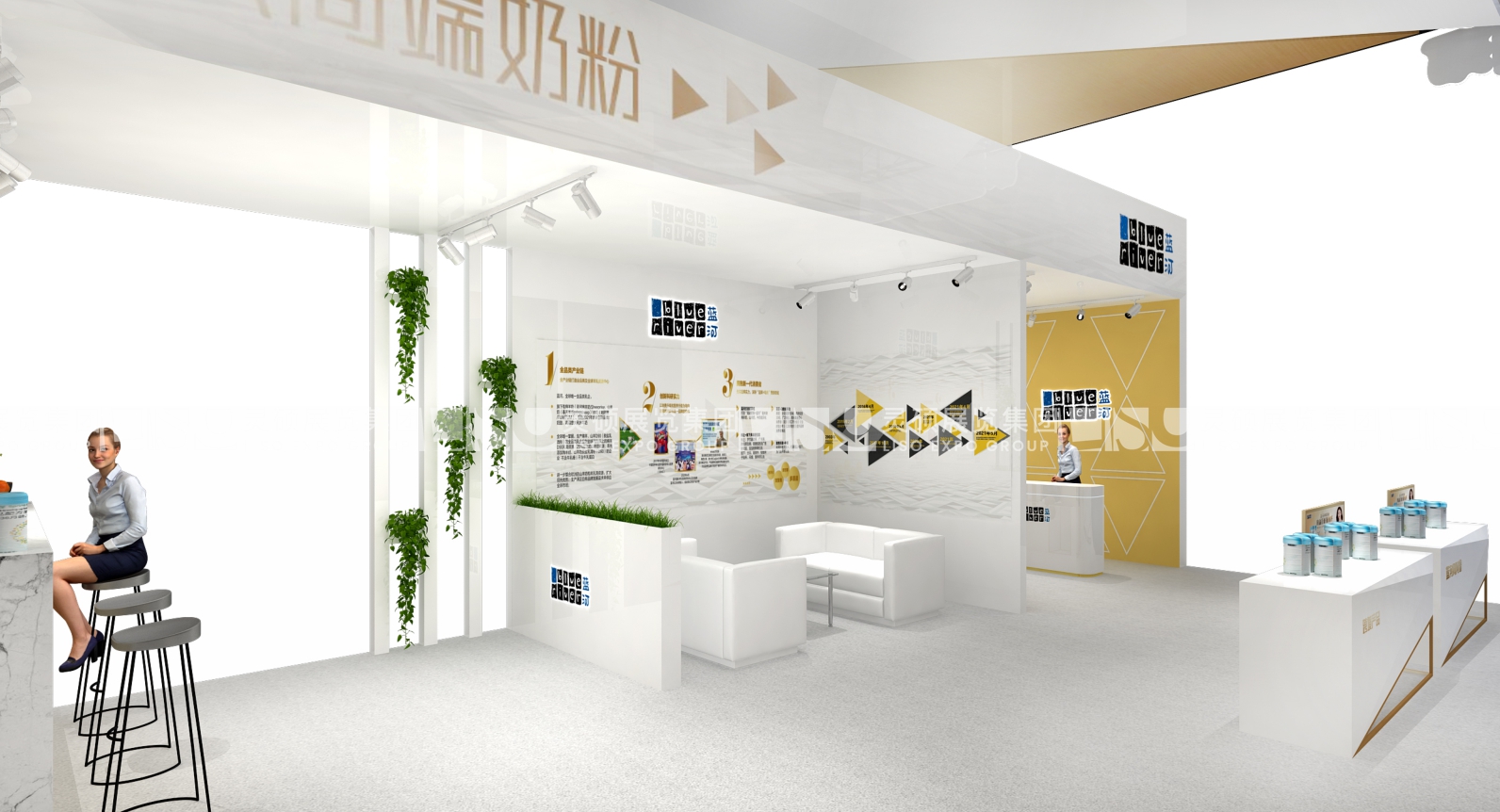 藍河-上海展會展臺設(shè)計搭建案例