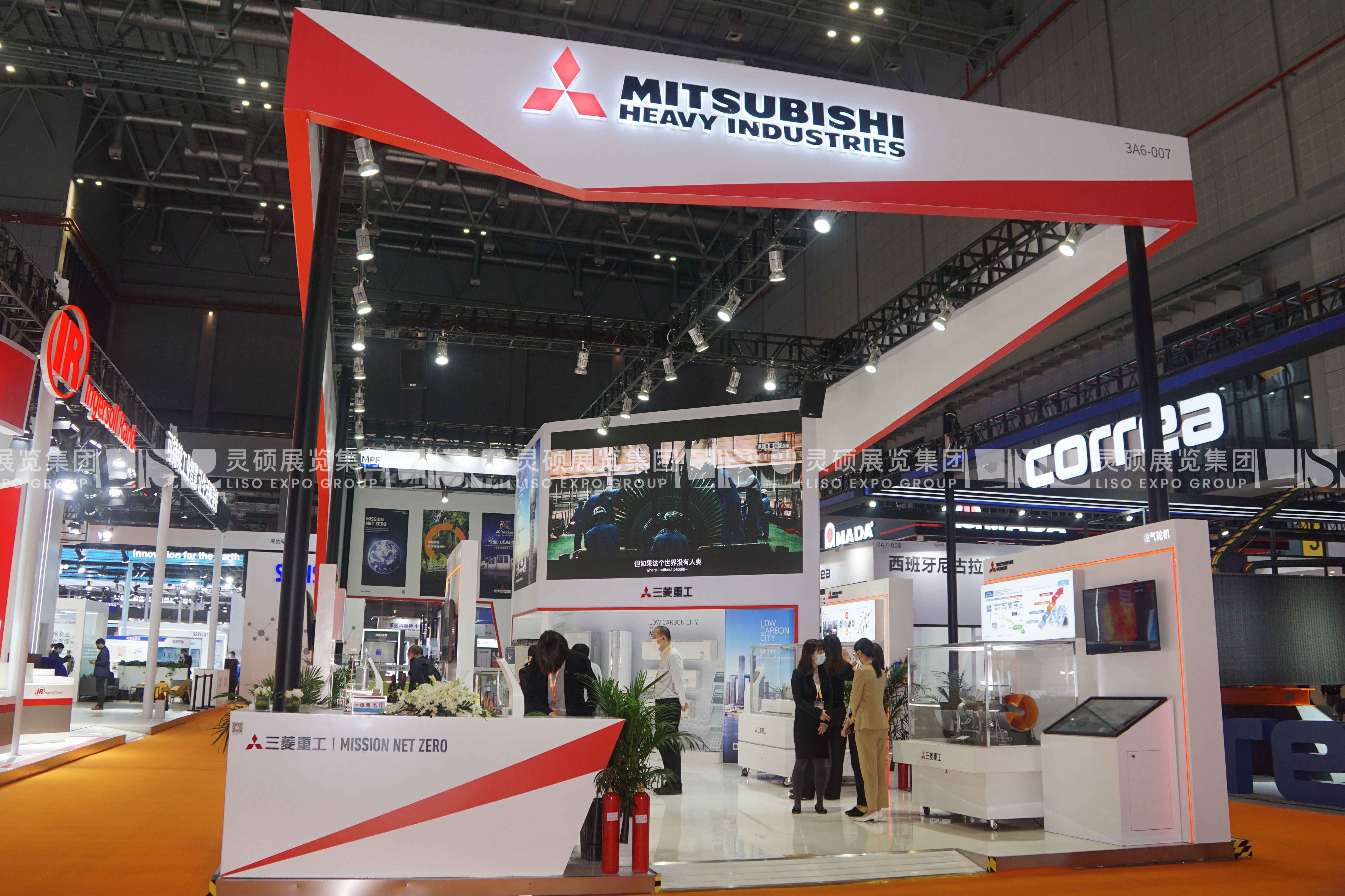 三菱重工-上海展會(huì)展臺(tái)設(shè)計(jì)搭建案例