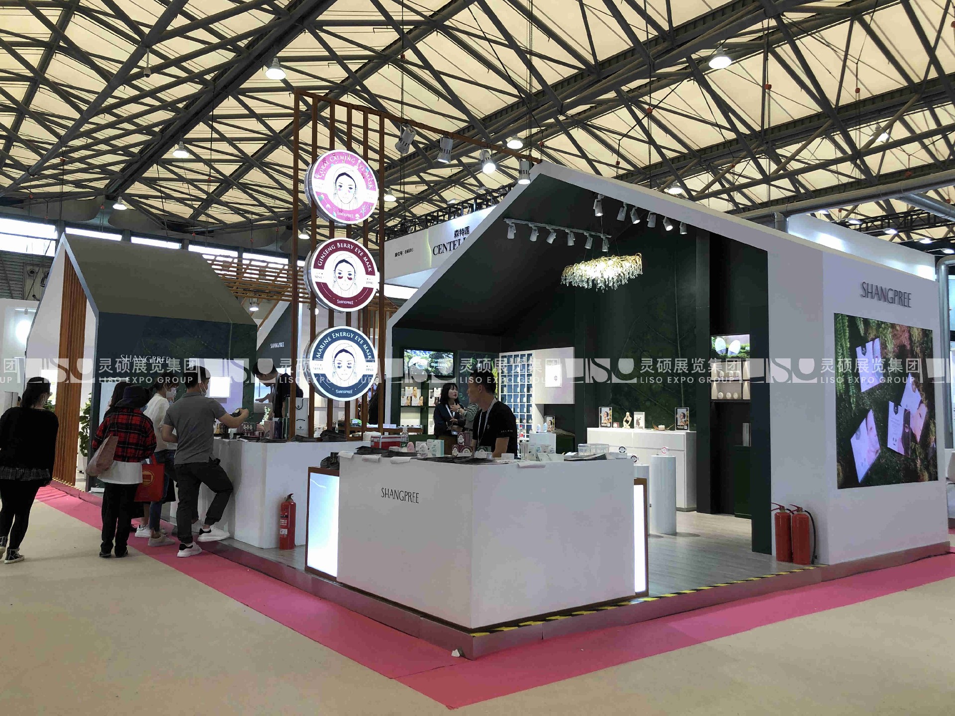 香蒲麗SHANGPREE—美博會展臺設計搭建案例