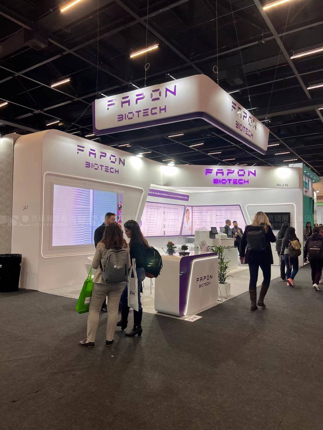 國外展臺設(shè)計搭建-菲鵬生物